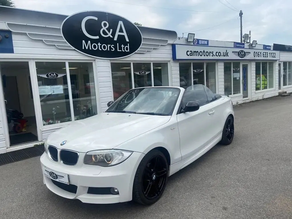 Used BMW 118 Cabriolet Sport Line 2013 White Cabriolet