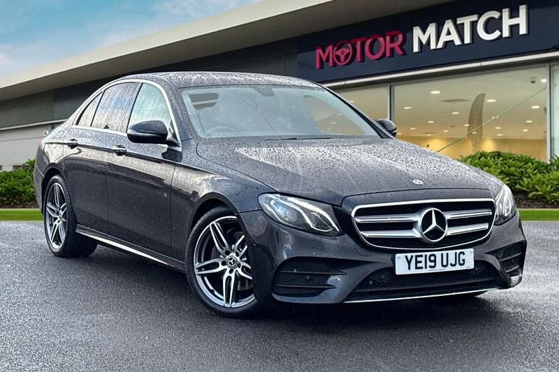 Used Mercedes E200 AMG line 184 HP (135 kW) 2019 Black Sedan