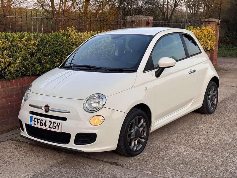 Used Fiat 500S S 2015 White Hatchback