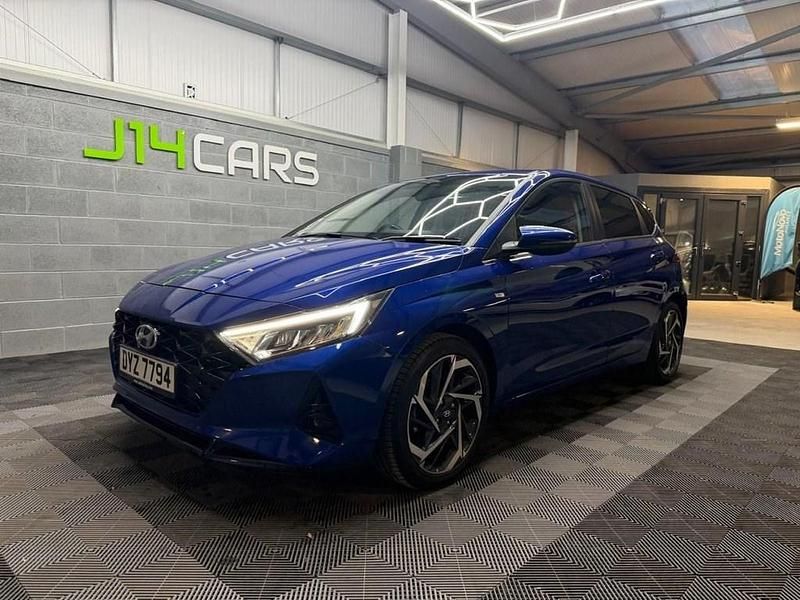 Used Hyundai i20 Premium 2022 Blue Hatchback
