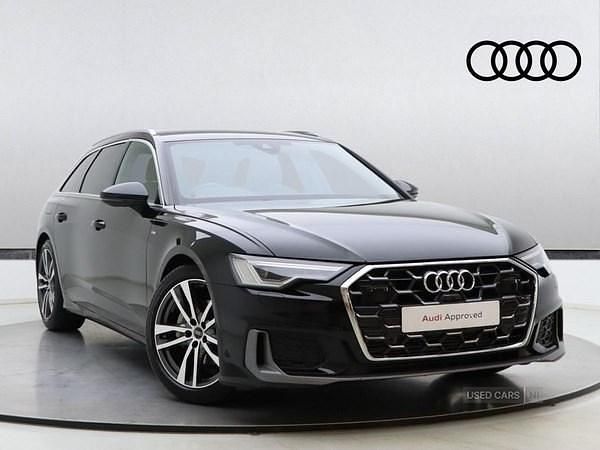 Black Used 2024 Audi A6 S-Line Estate | £33,990 (A bit pricey) - Image 1/4