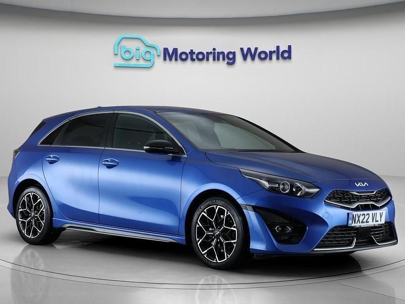Blue Used 2022 Kia Ceed GT-Line Hatchback | £16,100 (Fair price) - Image 1/4