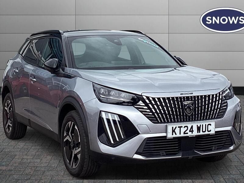 Cumulus grey Used 2024 Peugeot 2008 GT SUV | £19,250 (Fair price) - Image 1/4