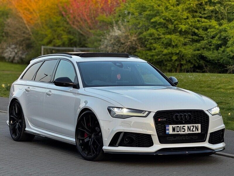 White Used 2015 Audi RS6 Sport Estate | £34,990 - Image 1/4