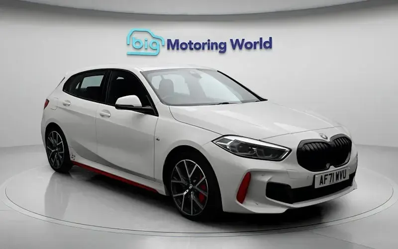 Used BMW 128 M Sport 265 HP (194 kW) 2021 White Hatchback