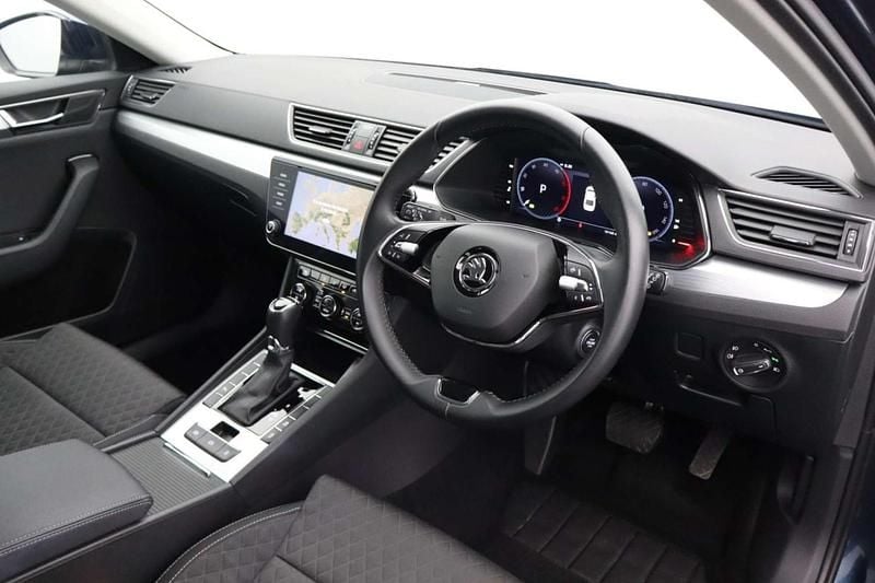 Used Skoda Superb SE 150 HP (110 kW) 2023 Blue Hatchback