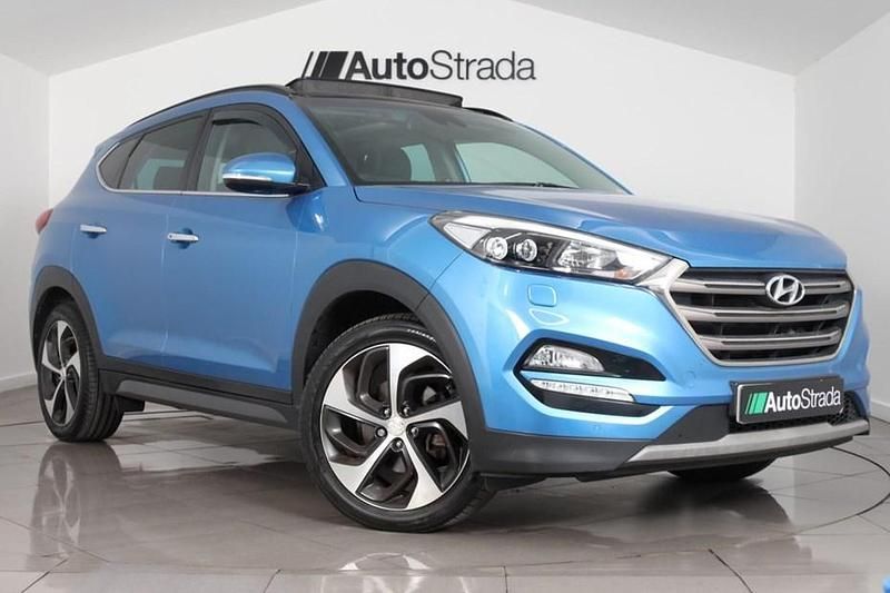 Used Hyundai Tucson Premium SE 185 HP (136 kW) 2017 Blue SUV