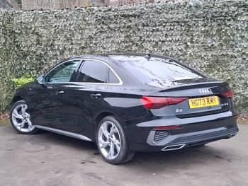 Used Audi A3 S-Line 150 HP (110 kW) 2023 Black Sedan