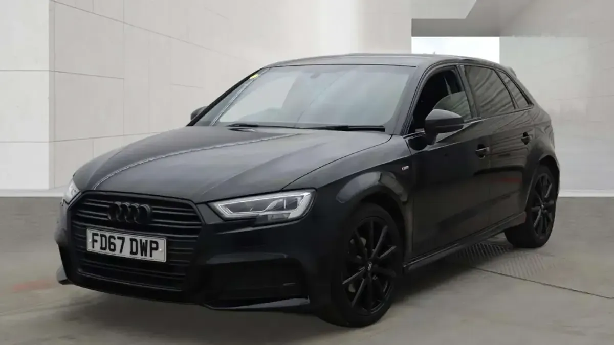 Used Audi A3 Sportback Black Edition 150 HP (110 kW) 2017 Black Hatchback