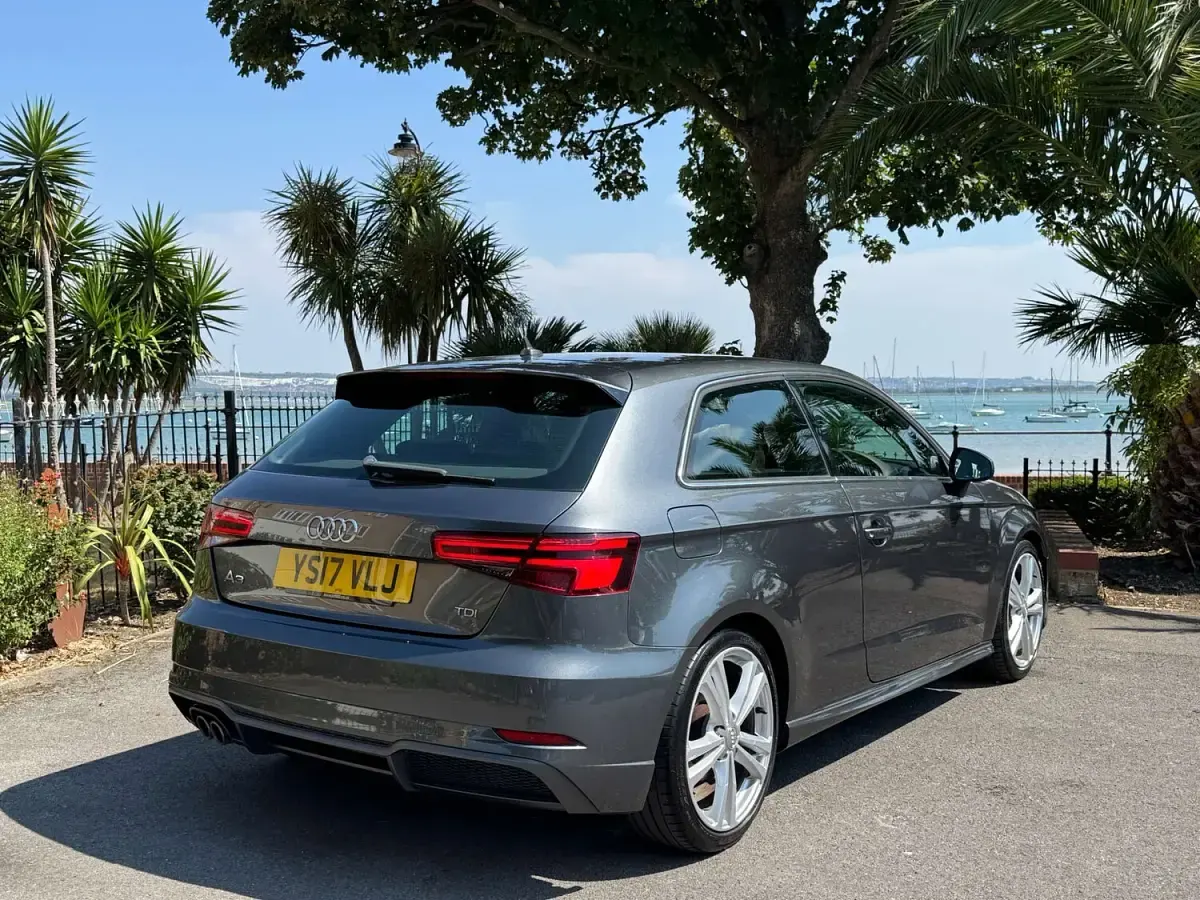 Used Audi A3 S-Line 184 HP (135 kW) 2017 Grey Hatchback
