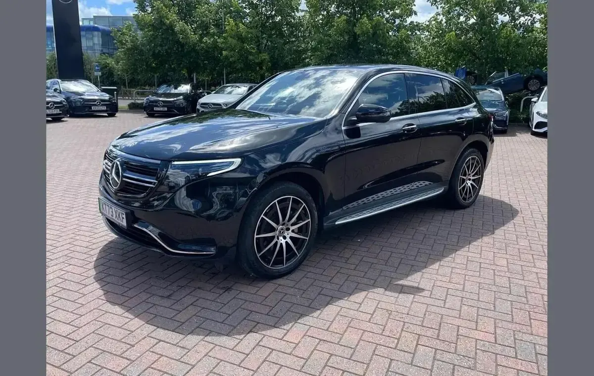 Used Mercedes EQC400 AMG line 300 kW (408 HP) 2023 Black SUV