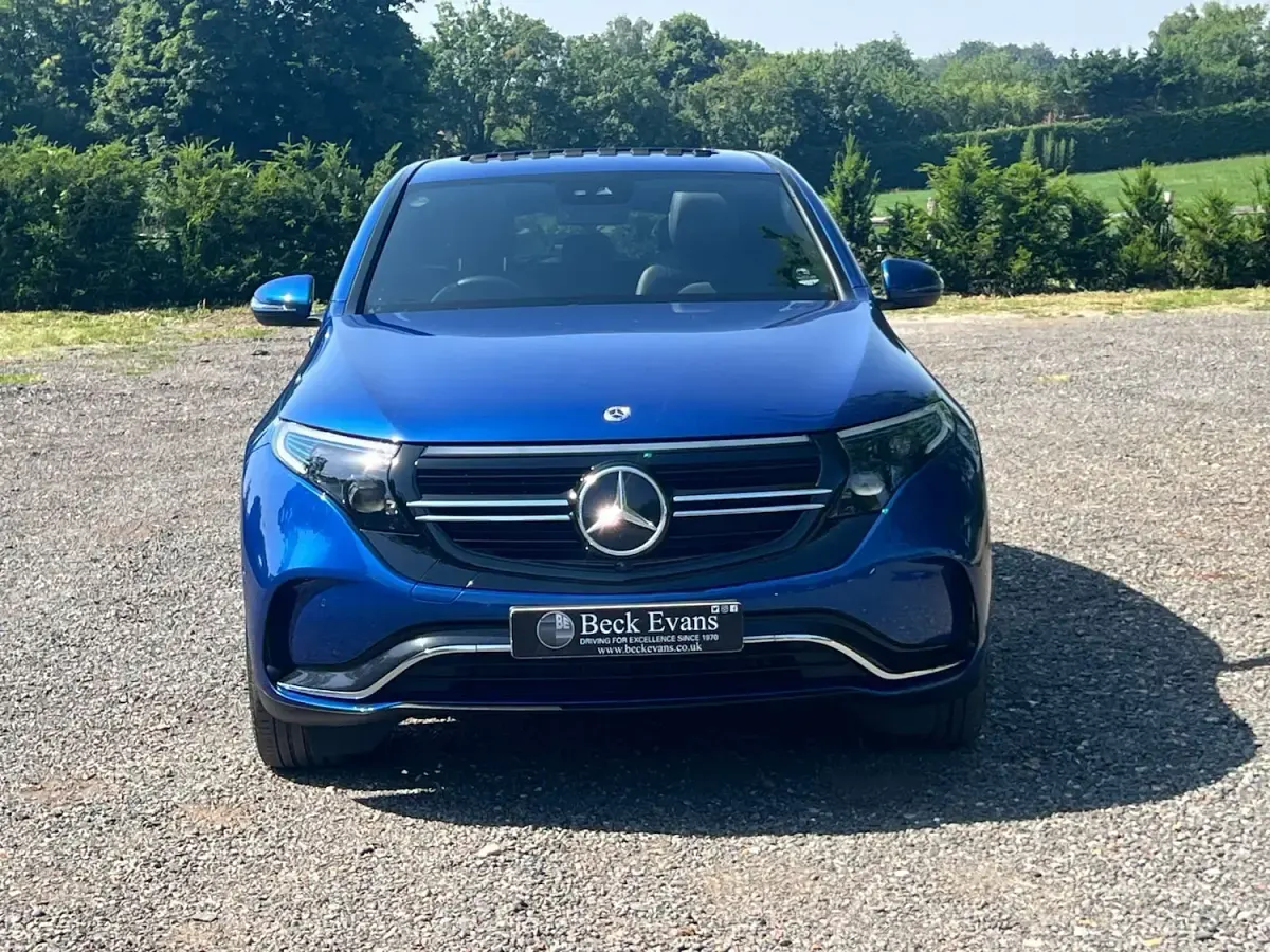 Used Mercedes EQC400 AMG line 300 kW (408 HP) 2023 Blue SUV