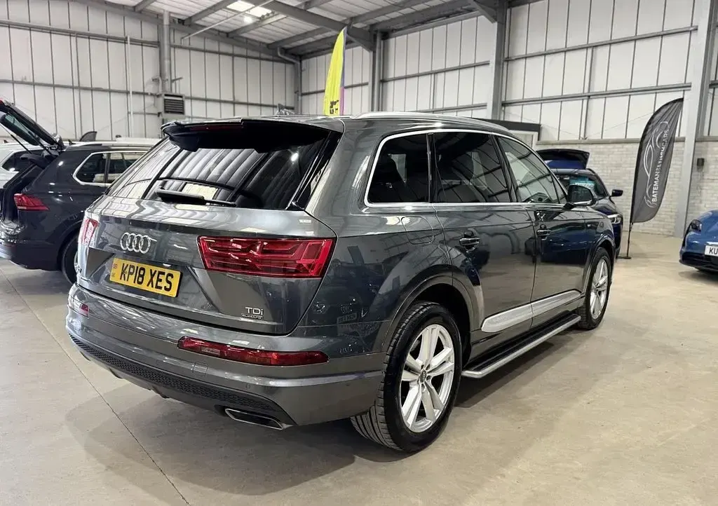 Used Audi Q7 S-Line 272 HP (200 kW) 2018 Grey SUV