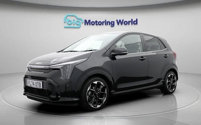 Used Kia Picanto GT-Line S 77 HP (56 kW) 2024 Black Hatchback