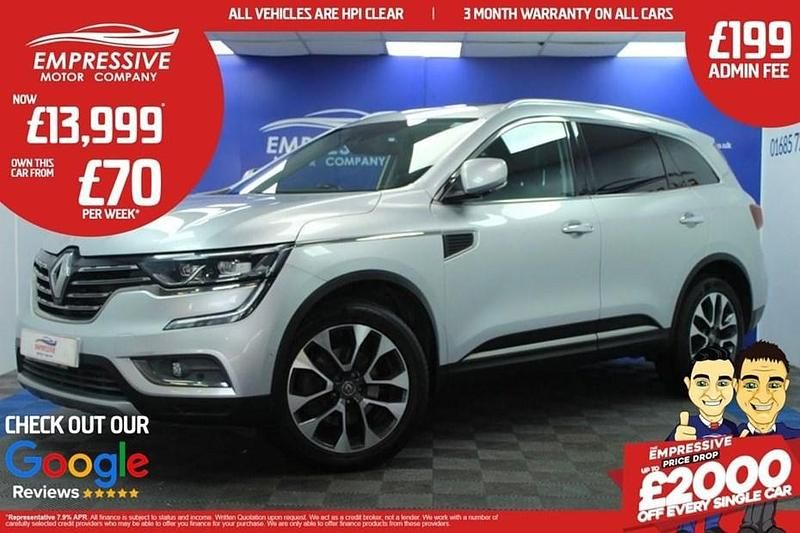 Silver Used 2018 Renault Koleos Signature SUV | £13,999 (Fair price) - Image 1/1