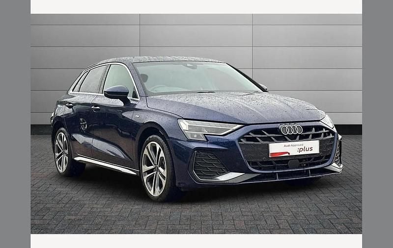 Blue Used 2025 Audi A3 e-tron S-Line Hatchback | £29,250 (A bit pricey) - Image 1/4
