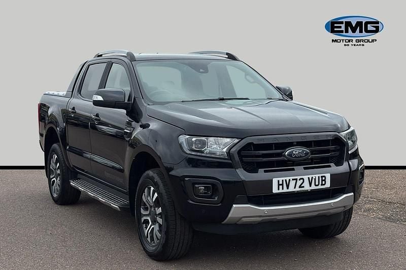 Black Used 2022 Ford Ranger Wildtrack Pickup | £18,295 (Good price) - Image 1/3