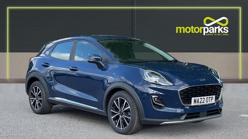 Blue Used 2022 Ford Puma Titanium Hatchback | £11,799 (Super price) - Image 1/4