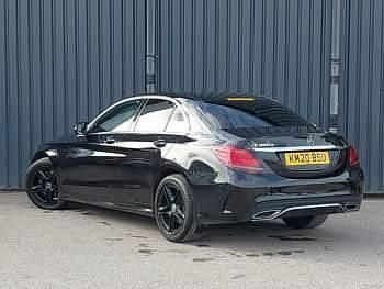 Used Mercedes C300 AMG line 245 HP (180 kW) 2020 Black Sedan