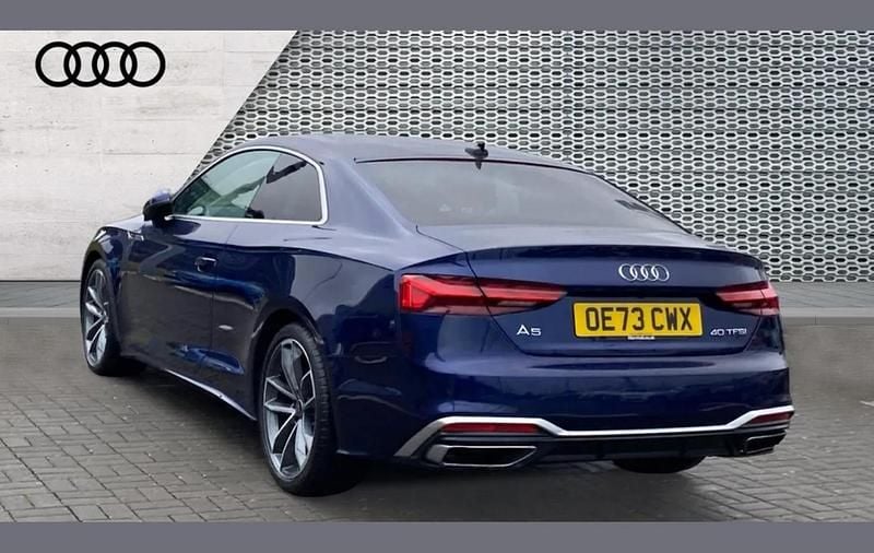Used Audi A5 S-Line 200 HP (147 kW) 2023 Blue Coupe
