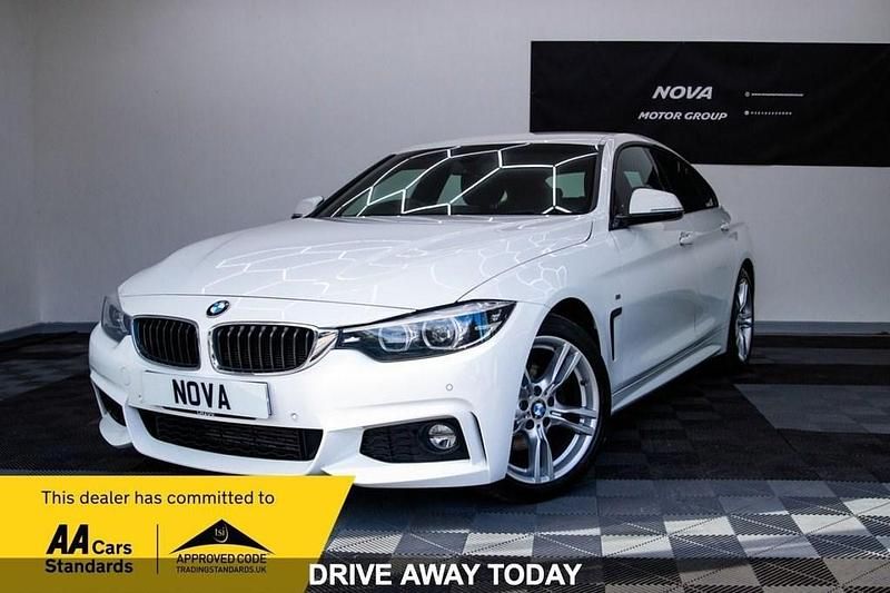White Used 2019 BMW 420 M Sport Coupe | £11,149 (Fair price) - Image 1/4