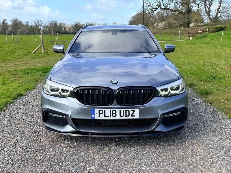 Used BMW 520 M Sport 190 HP (139 kW) 2018 Blue Estate