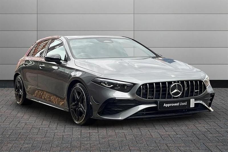 Grey Used 2024 Mercedes A35 AMG Premium Plus Hatchback | £38,795 (Expensive) - Image 1/4