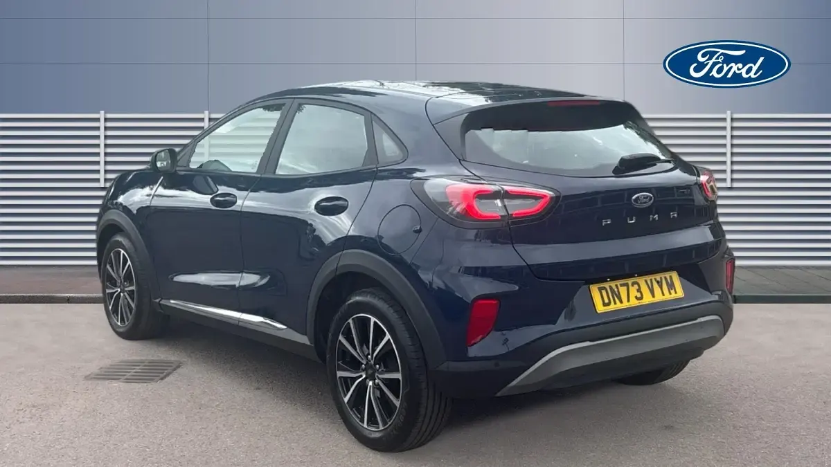 Used Ford Puma Titanium 125 HP (91 kW) 2023 Blazer blue (solid colour) SUV