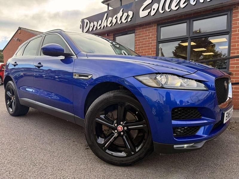 Blue Used 2018 Jaguar F-Pace Portfolio SUV | £23,995 (A bit pricey) - Image 1/4