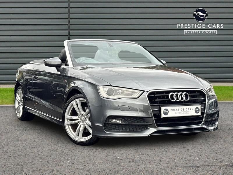 Grey Used 2016 Audi A3 Cabriolet S-Line Cabriolet | £14,991 (Fair price) - Image 1/3