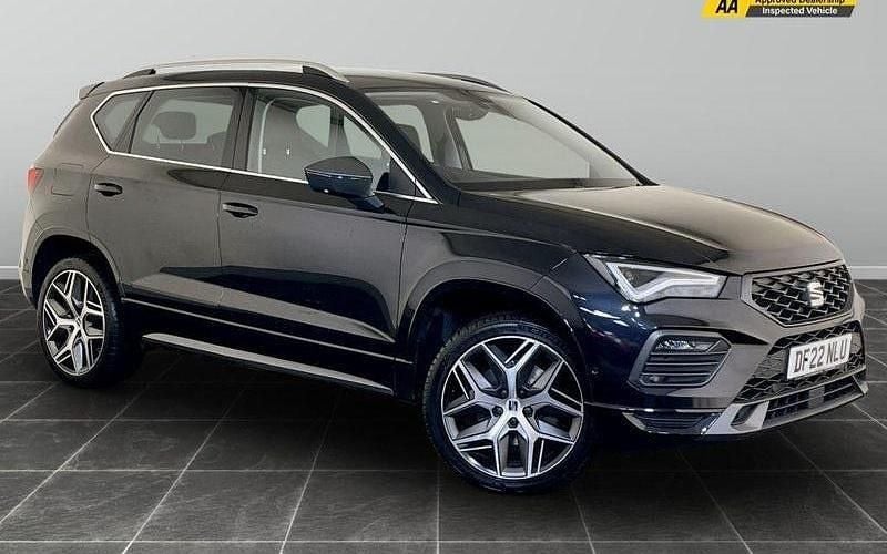 Black Used 2022 Seat Ateca FR Sport SUV | £18,695 (Fair price) - Image 1/2