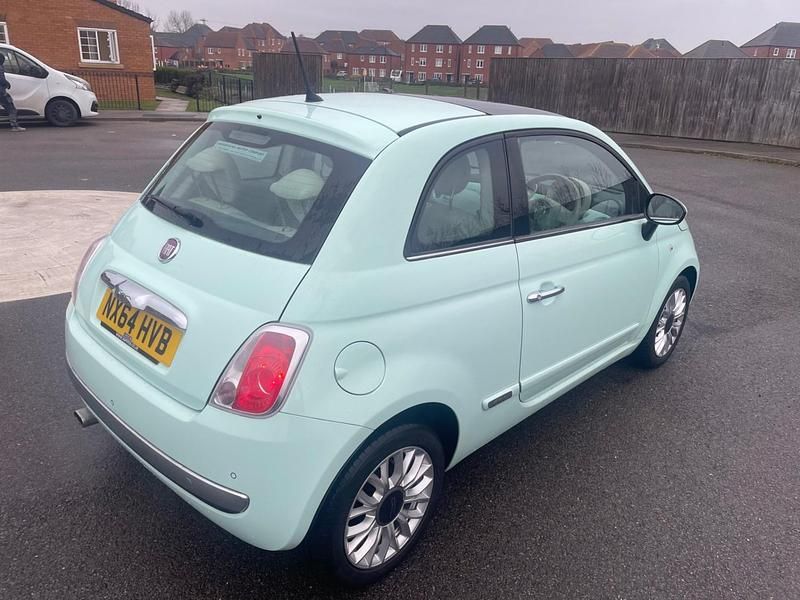 Used Fiat 500 Lounge 69 HP (50 kW) 2014 Green Hatchback