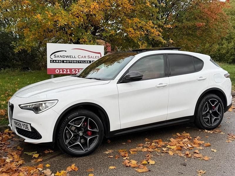 White Used 2019 Alfa Romeo Stelvio Ti SUV | £25,975 - Image 1/4