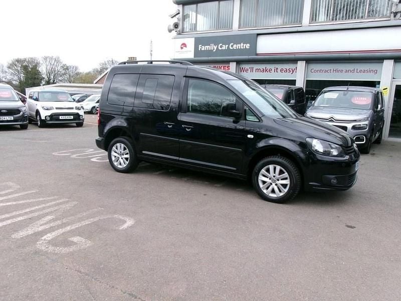 Used VW Caddy Life 102 HP (75 kW) 2015 Black MPV