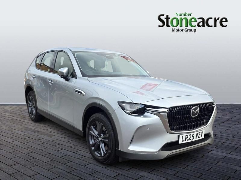 Silver Used 2025 Mazda CX-60 Exclusive-Line SUV | £29,800 (Fair price) - Image 1/4
