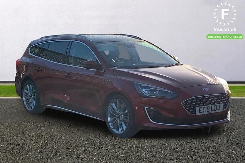 Red Used 2019 Ford Focus Vignale Estate | £14,199 (Fair price) - Image 1/3