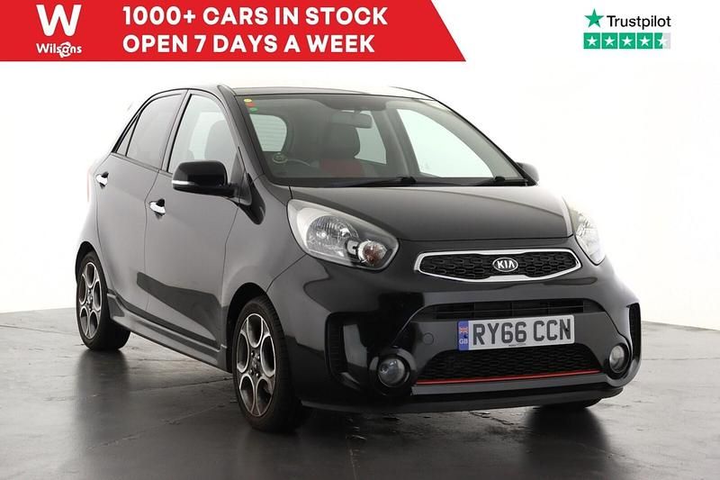 Black Used 2017 Kia Picanto Sport Hatchback | £7,699 (Good price) - Image 1/4