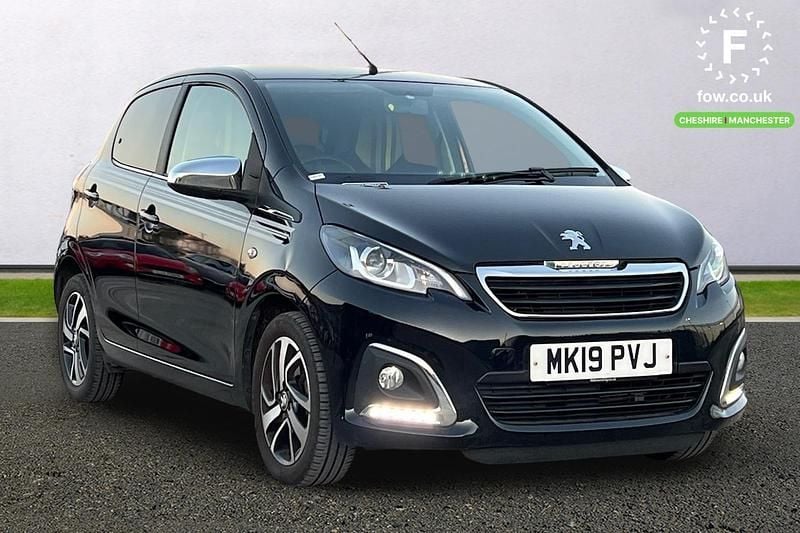 Black Used 2019 Peugeot 108 Collection Hatchback | £8,099 (Fair price) - Image 1/4