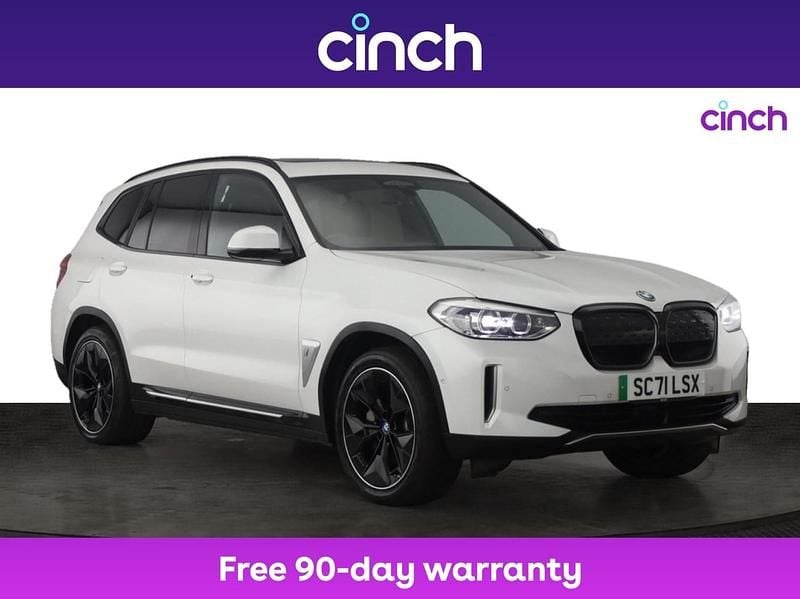 White Used 2021 BMW iX3 Impressive SUV | £24,599 (Good price) - Image 1/3