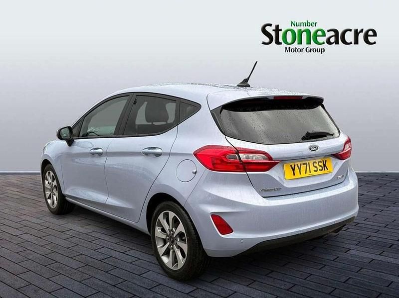 Used Ford Fiesta Titanium 123 HP (90 kW) 2021 Blue Hatchback