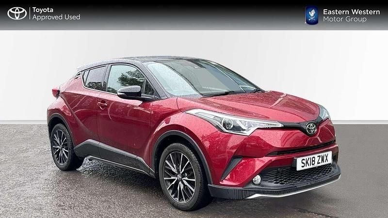 Red Used 2018 Toyota C-HR Edition SUV | £12,999 (Fair price) - Image 1/4