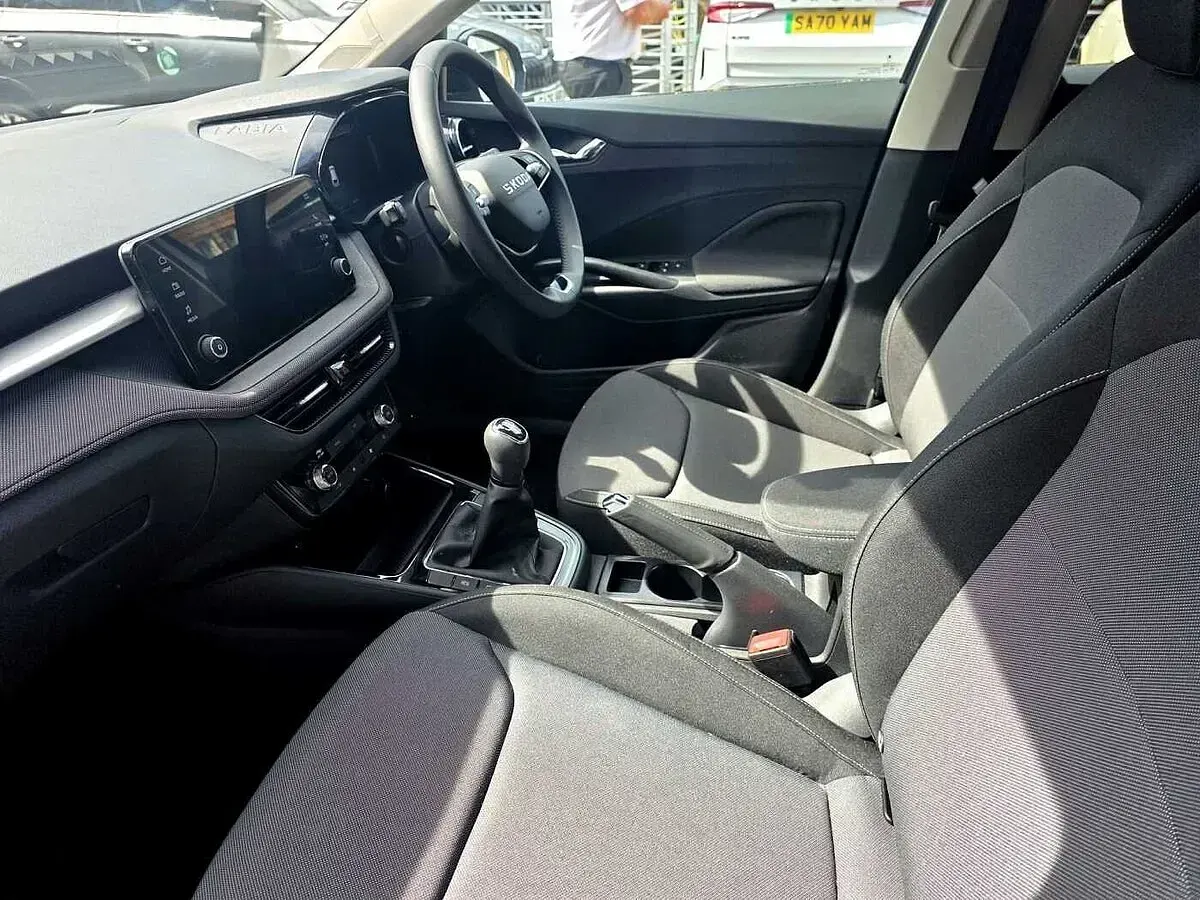 Used Skoda Fabia Design Edition 94 HP (69 kW) 2025 Graphite grey metallic black magic pearl effect Hatchback
