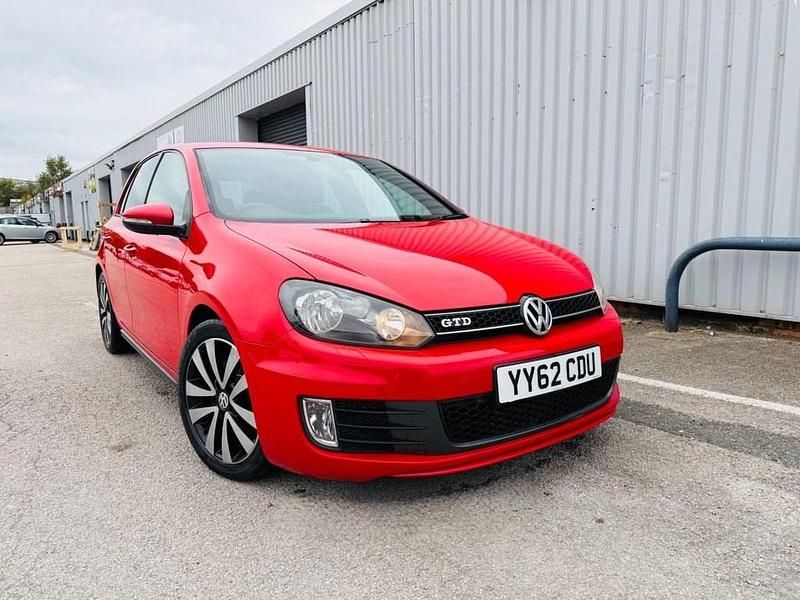 Red Used 2012 VW Golf VII GTD Hatchback | £6,495 (Fair price) - Image 1/4