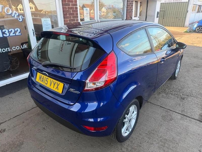 Used Ford Fiesta Style 2015 Blue Hatchback