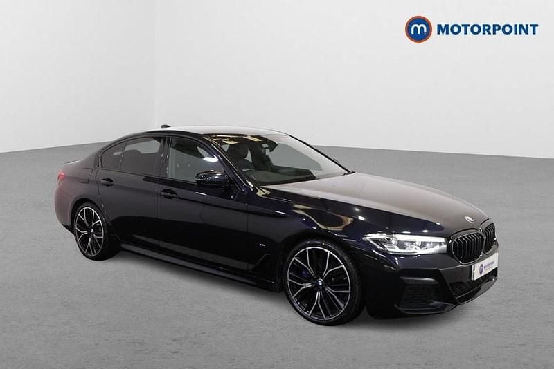 Black Used 2022 BMW 520 M Sport Sedan | £26,799 (Fair price) - Image 1/4