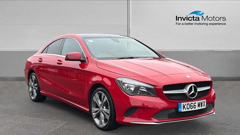 Used Mercedes CLA220 177 HP (130 kW) 2017 Jupiter red gloss Sedan