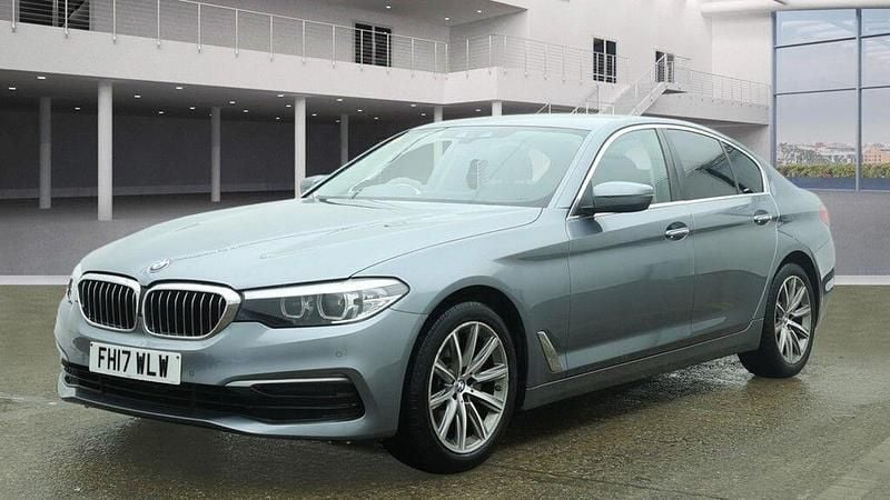 Used BMW 520 Comfort Edition 2017 Blue Sedan