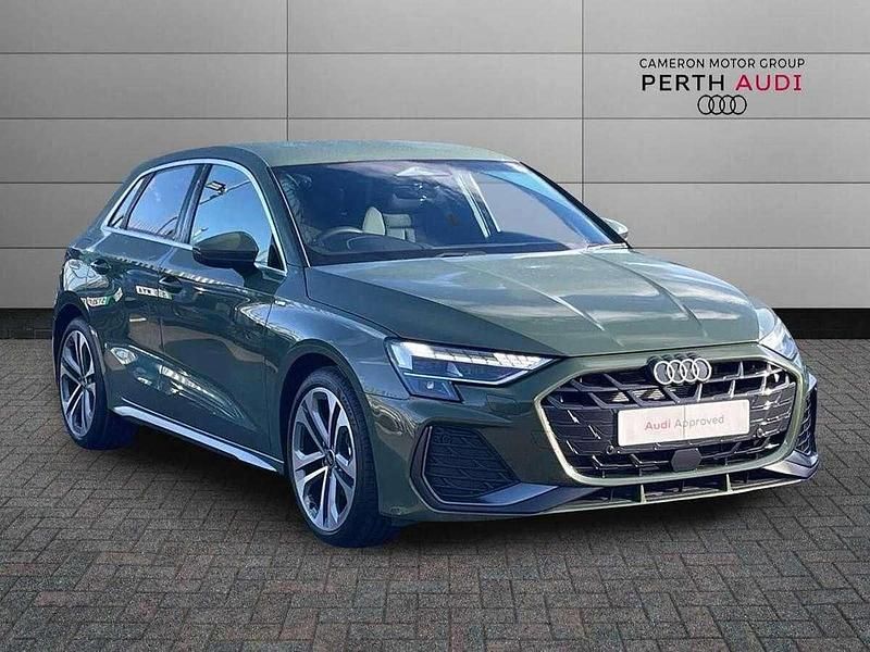 New Audi A3 S-Line 148 HP (108 kW) 2025 Green Hatchback