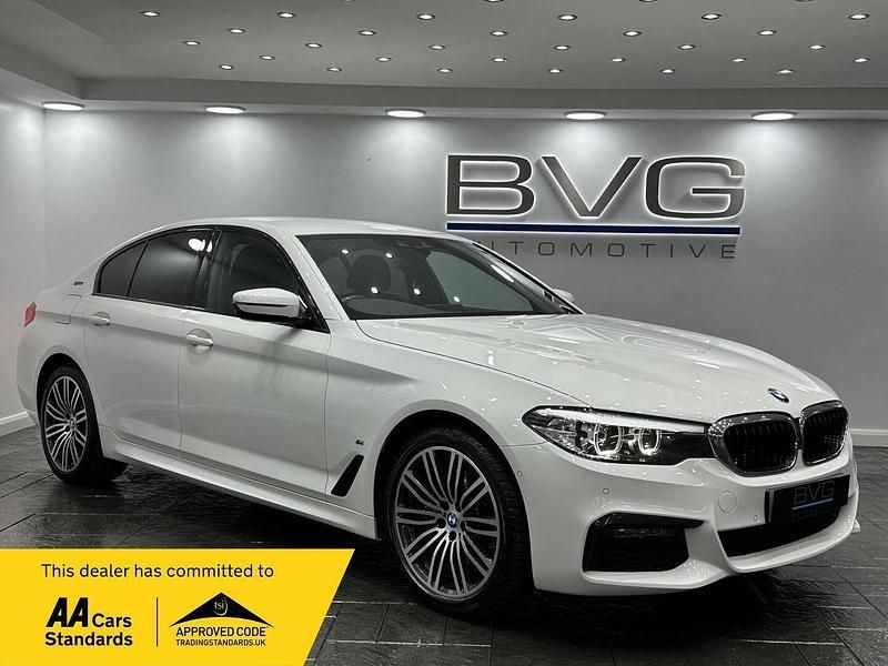 White Used 2018 BMW 530e M Sport Sedan | £13,994 (Fair price) - Image 1/2