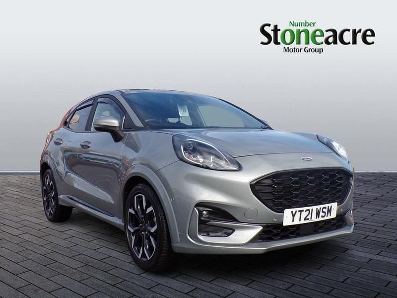 Silver Used 2021 Ford Puma Gen-E ST-Line X SUV | £13,995 (Fair price) - Image 1/4